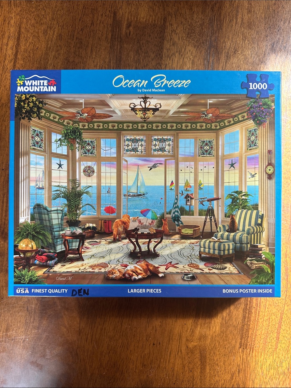 White Mountain Ocean Breeze Puzzle 1000 piece